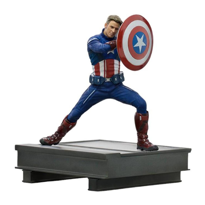 Avengers: Endgame Statua Captain America 2023 18 cm 1/10 Iron Studios