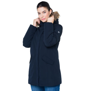 Parka MATHILDE imbottito impermeabile blu