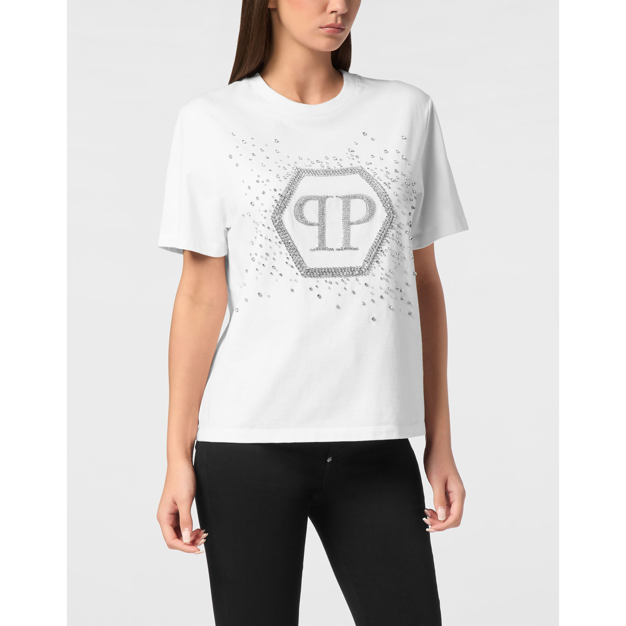 PHILIPP PLEIN Camiseta Hombre Fit HEXAGON
