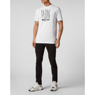 PHILIPP PLEIN Camiseta de cuello redondo y manga corta SKULL
