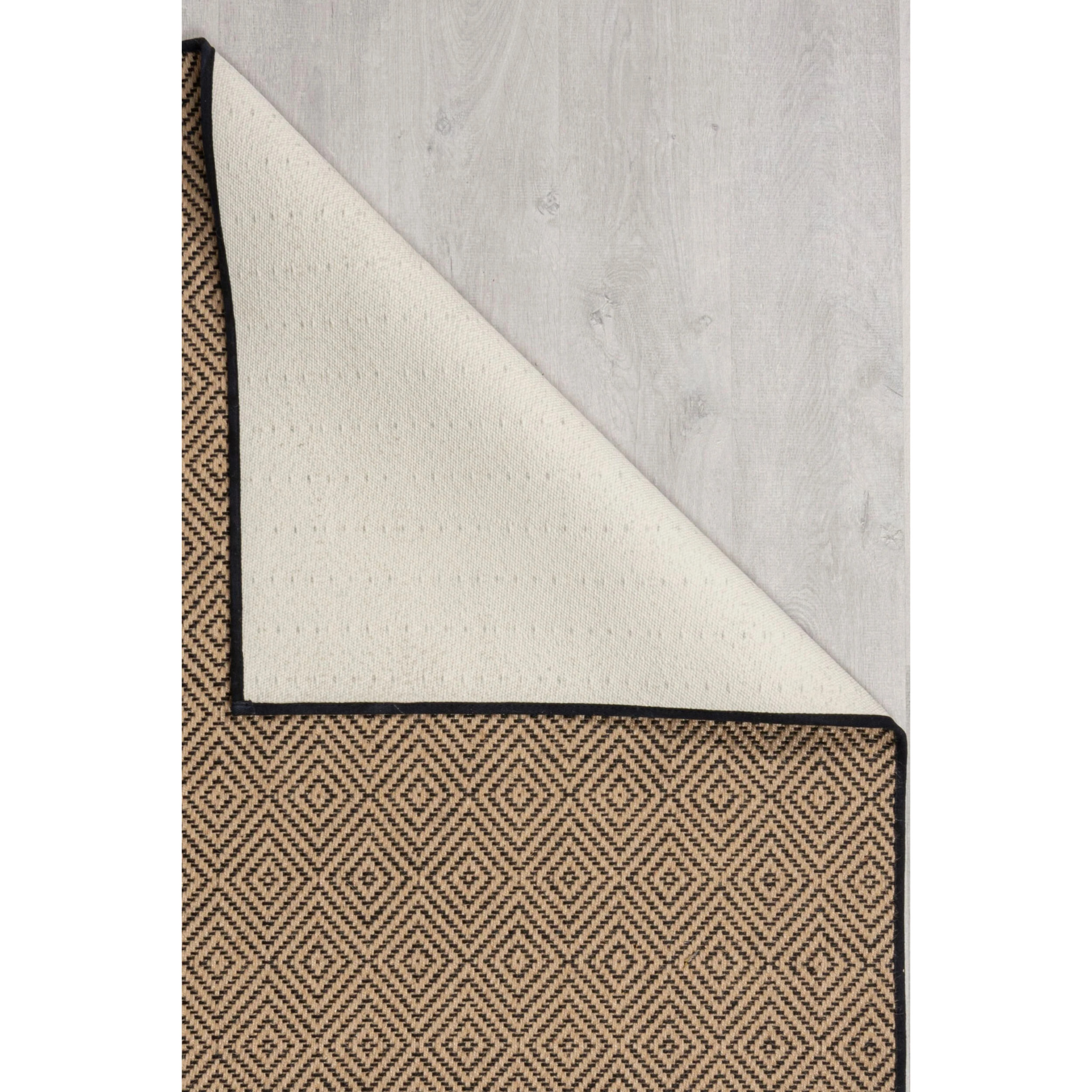 Tapis geometric en jute DIAMOND