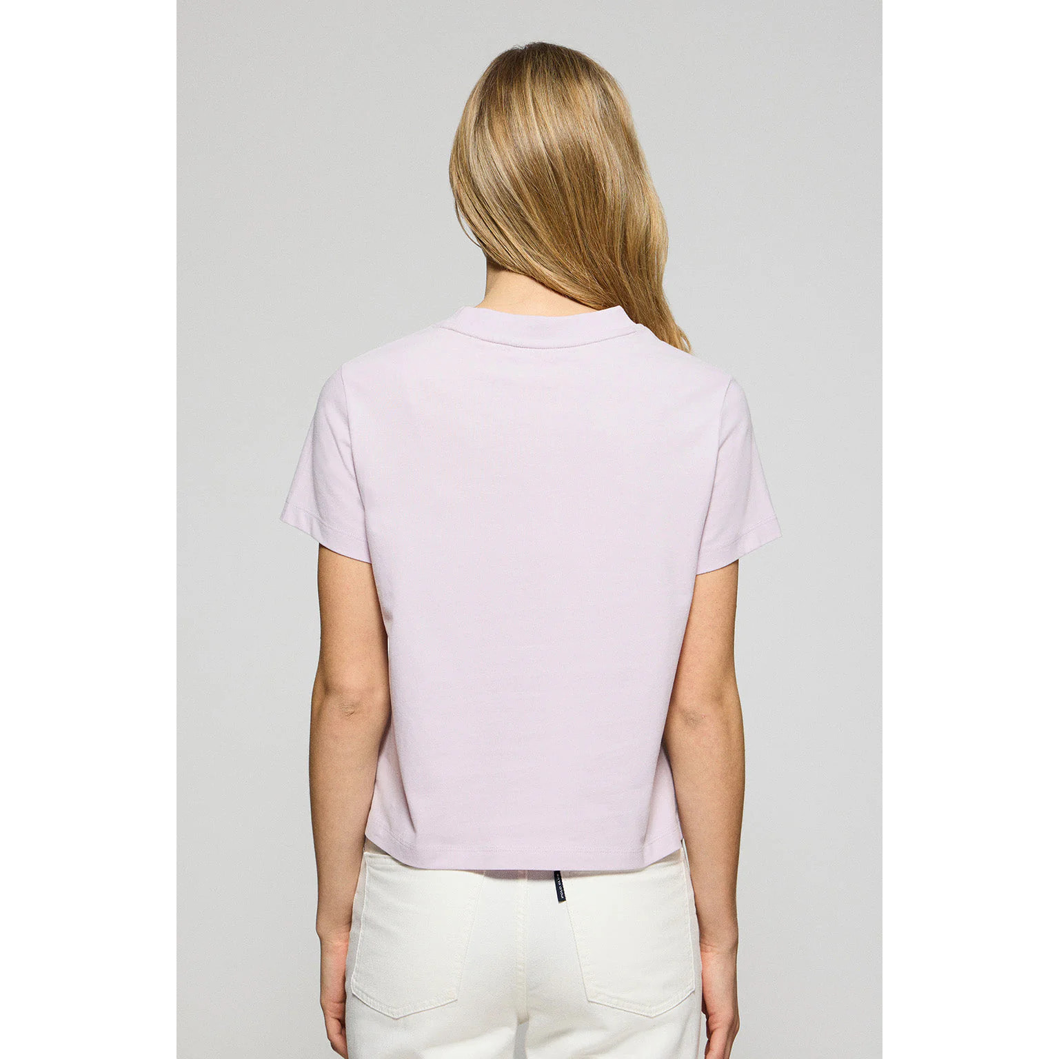 Maglietta Tori lavanda con logo Minimal Combo Polo Club