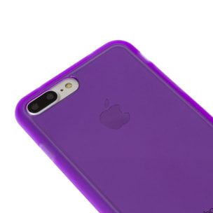 CARCASA TPU TRANSPARENTE CON COLOR IP 7 PLUS / IP8 PLUS