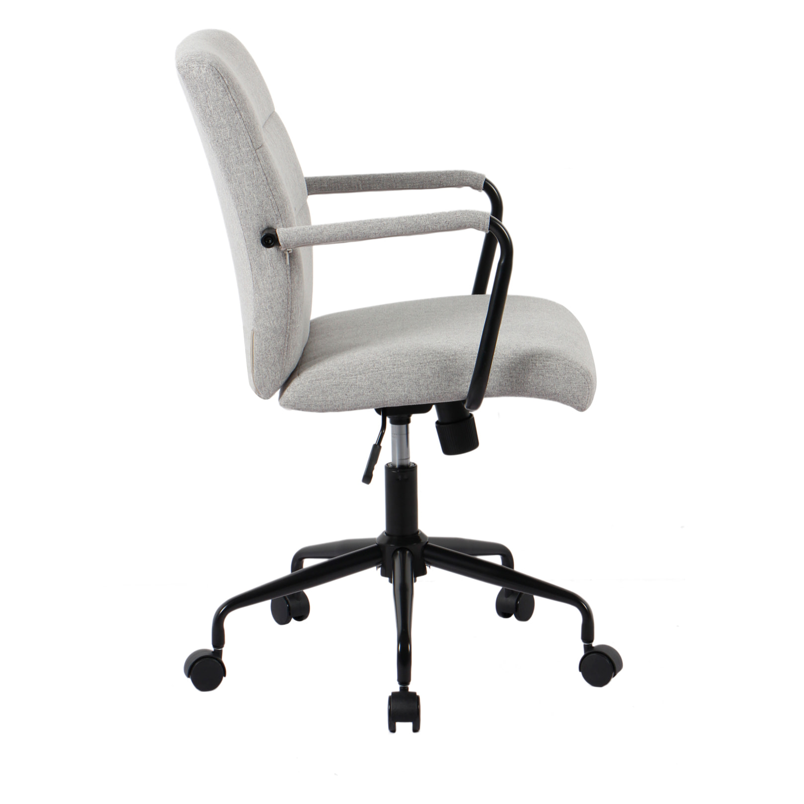 Silla de estudio Oli tela gris 99x64x70 cm