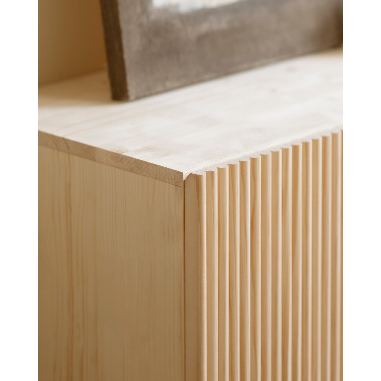 Buffet en bois de sapin et pin en ton naturel 152x42cm Hauteur: 71 Longueur: 152 Largeur: 42