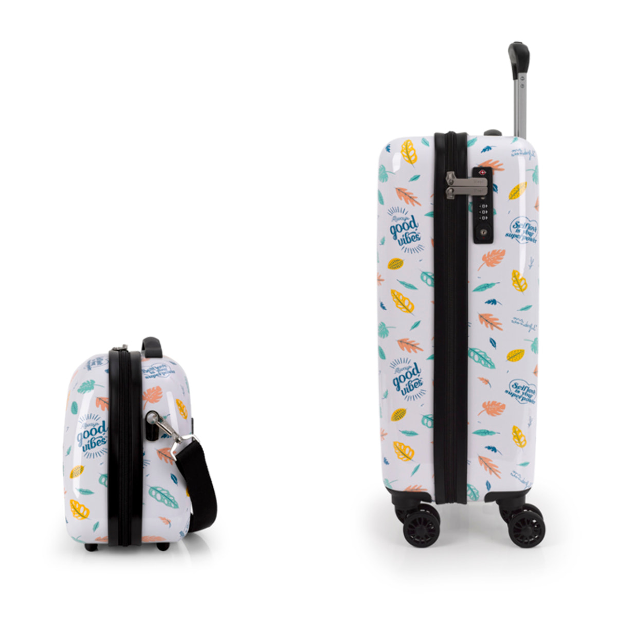 Juego de maletas infantiles ( cabina y neceser ) Vibes con capacidad de 52,2 L