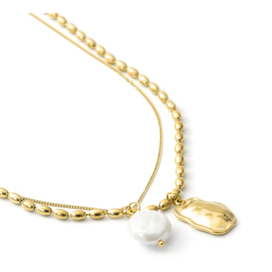 Collar Dehan acabado oro amarillo 18k