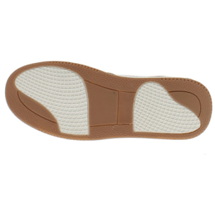 Armata di Mare Scarpe Uomo Sneakers Basse Stringate con Soletta Rimovibile in Memory Foam AMU S25N719 Beige Off White