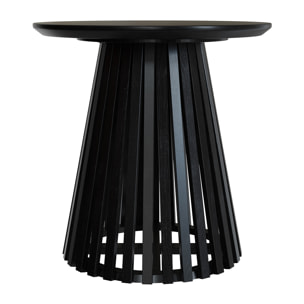 Table d'appoint Képès noire D50 cm