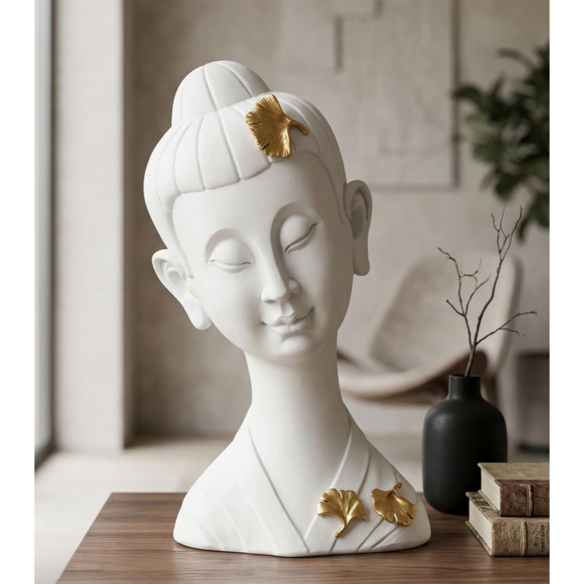 TESTA BUDDHA -A- CM 21,5X16X35