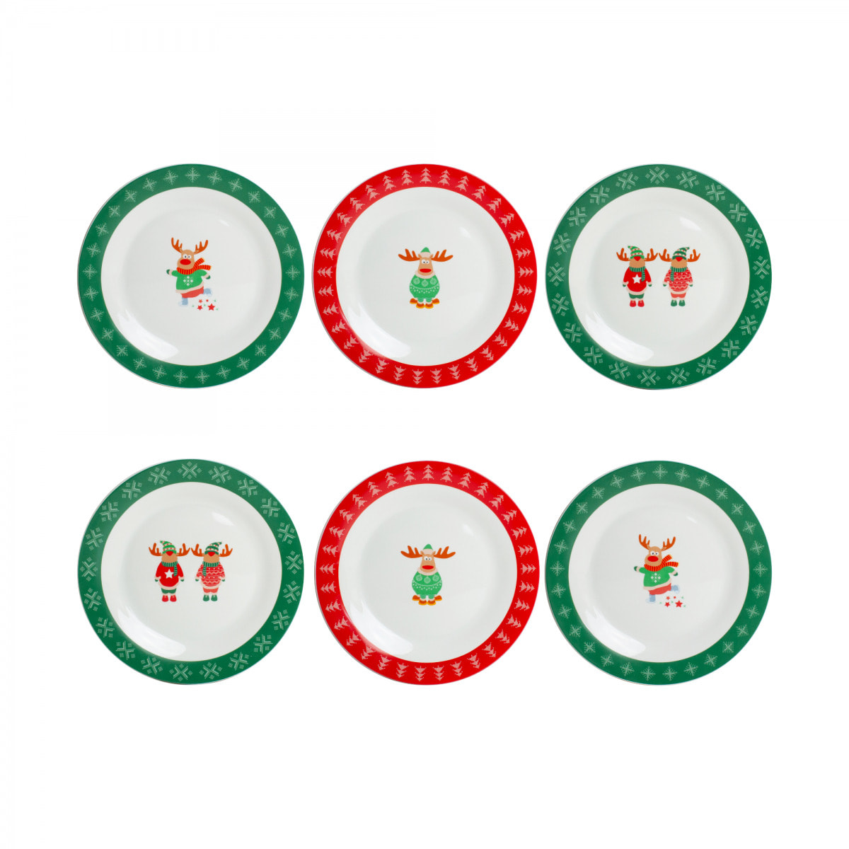 Lot de 6 assiettes à dessert, GLOGG