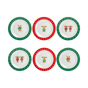 Lot de 6 assiettes à dessert, GLOGG