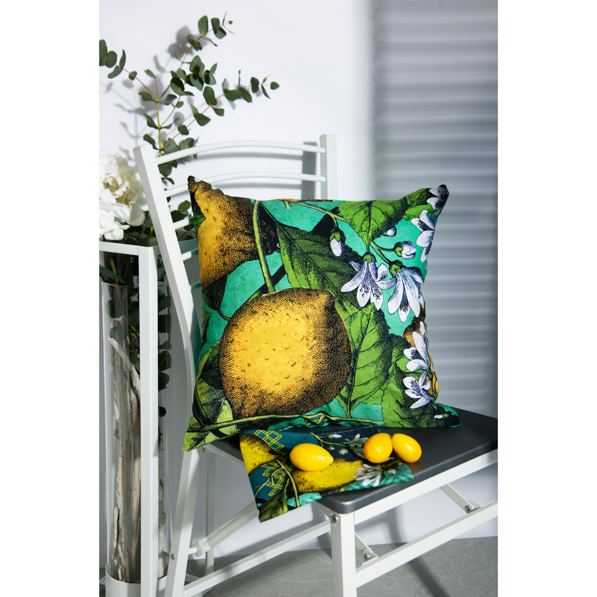 Cuscino arredo Excelsa Boboli, 100% cotone, 45 x 45 cm, multicolore