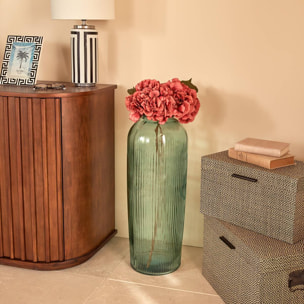 Vase Luz H72cm en verre vert