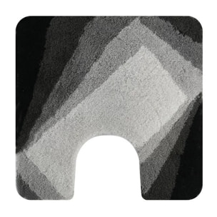 Tapis de bain Acrylique KALI Noir & Gris Spirella