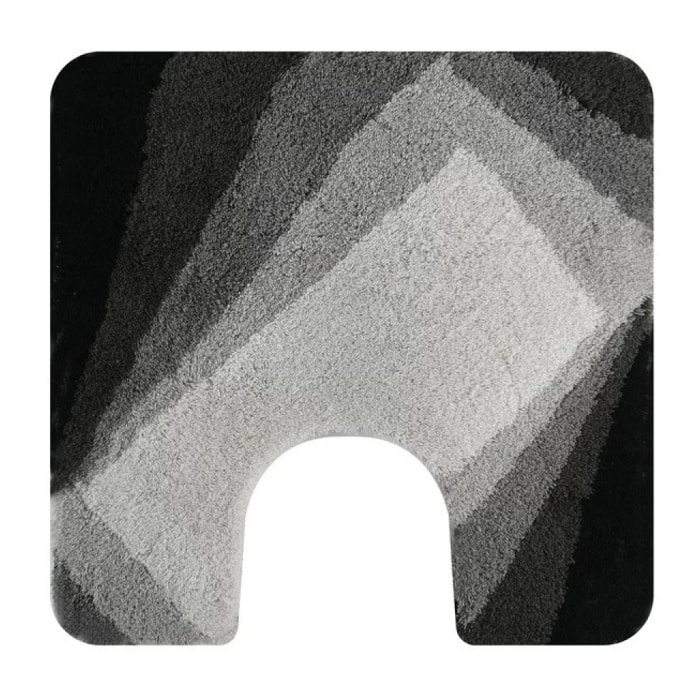 Tapis de bain Acrylique KALI Noir & Gris Spirella