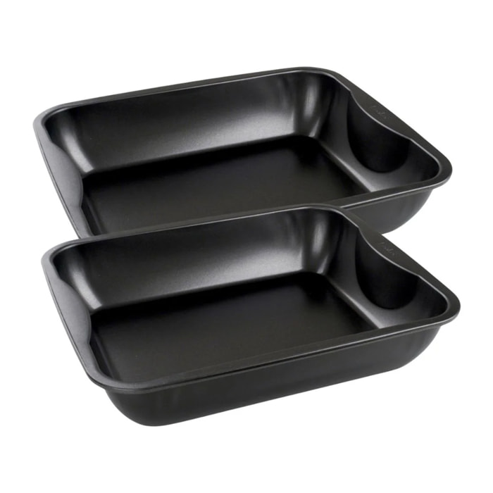 Ensemble de 2 Plats à four XXL rectangle 40 x 34 cm Zenker Spécial Cooking