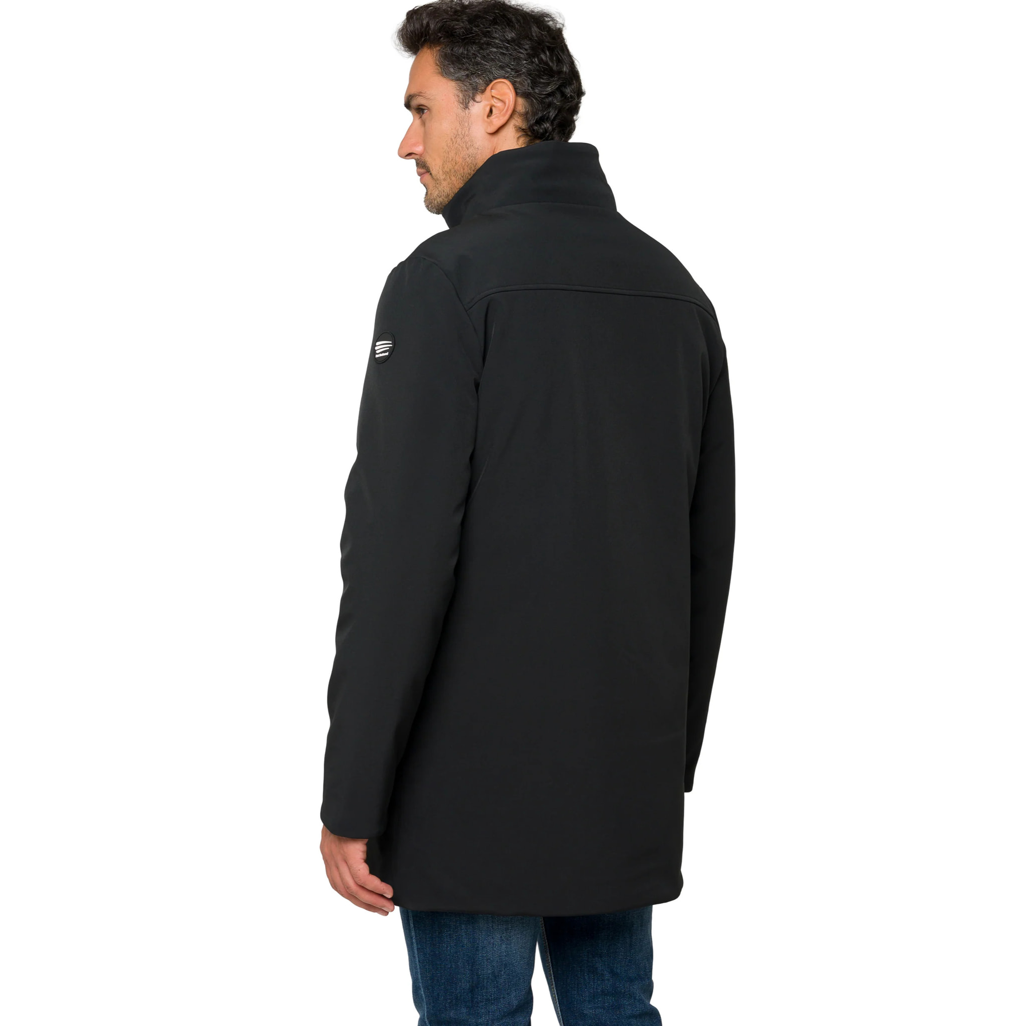 Chaqueta KANAWA acolchada impermeable Negro