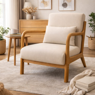 Fauteuil lounge – Assise profonde – Style élégant