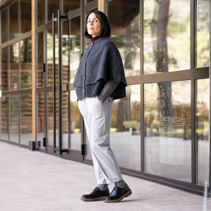 Zapatos N5584 SOFT NAPPA PLUME/ VOLCANO color Plume