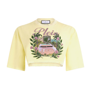 PHILIPP PLEIN Cropped T-Shirt Cannes Tennis Club