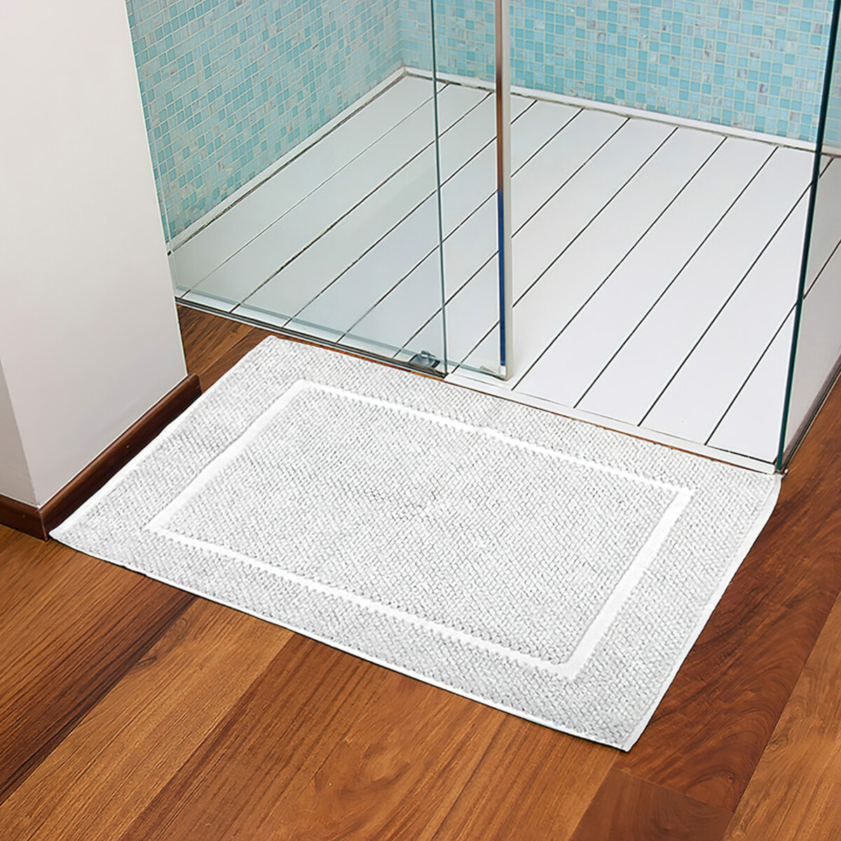 INTRECCI Tappeto Bagno in Spugna, 50x70 cm, Tinta Unita, Modello: Bichicco