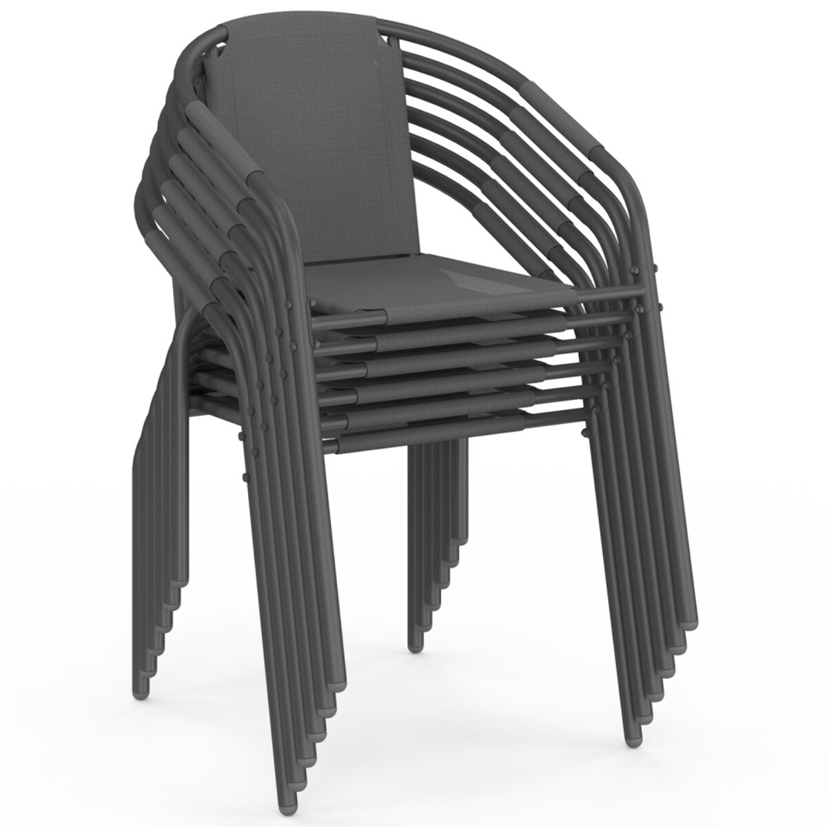Ensemble repas Delma 8 places gris