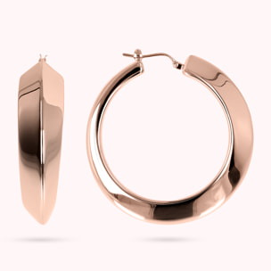 Orecchini a Cerchio Asimmetrici