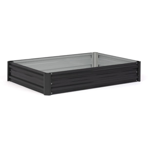 Carré potager en métal - Gris anthracite