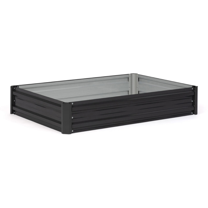 Carré potager en métal - Gris anthracite