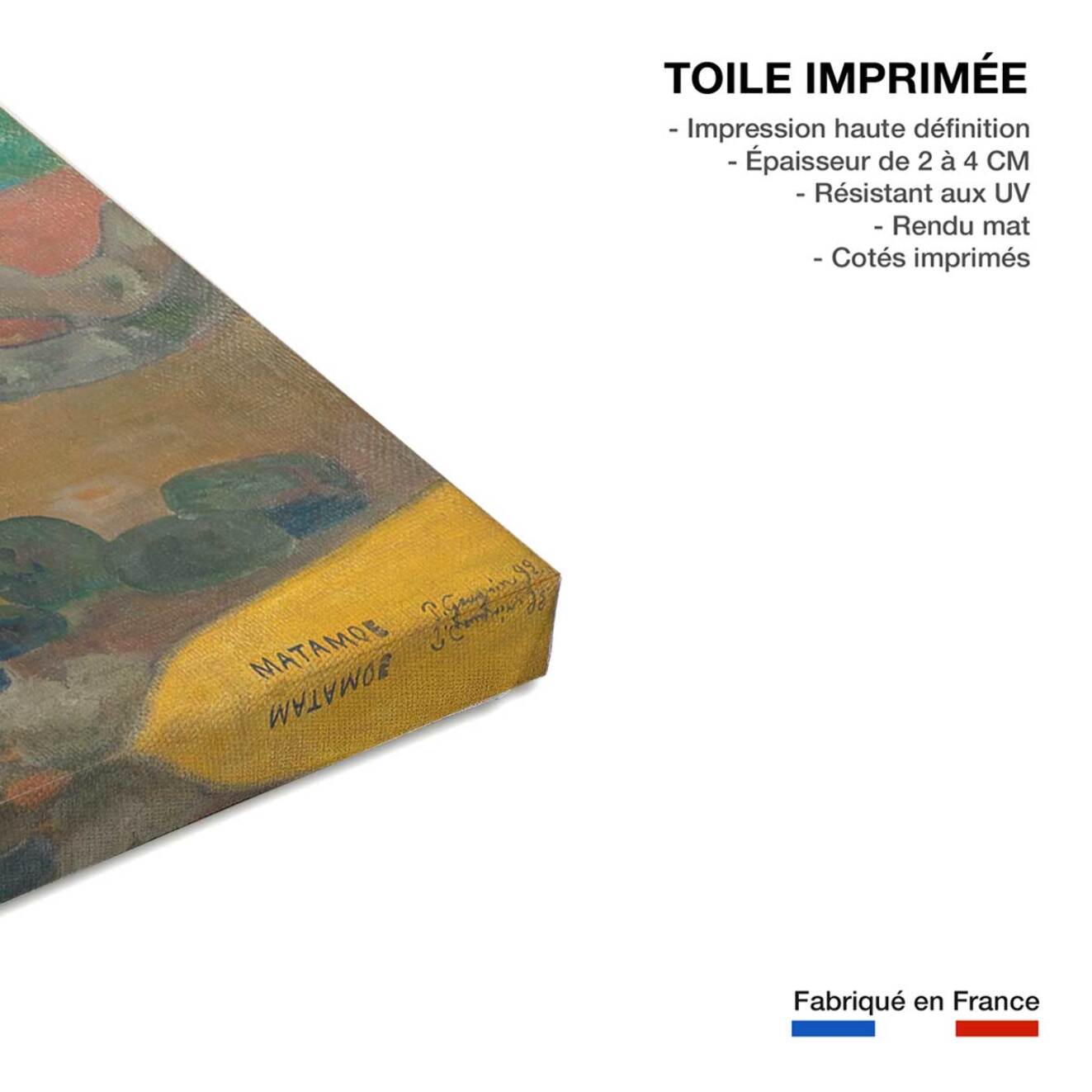 Tableau matamoe de paul gauguin  Toile imprimée