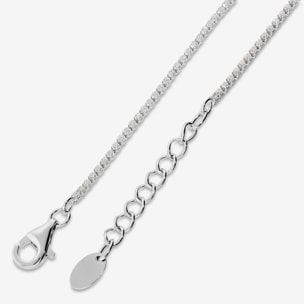 Bracciale Tennis con Cubic Zirconia Bianche 1.2mm