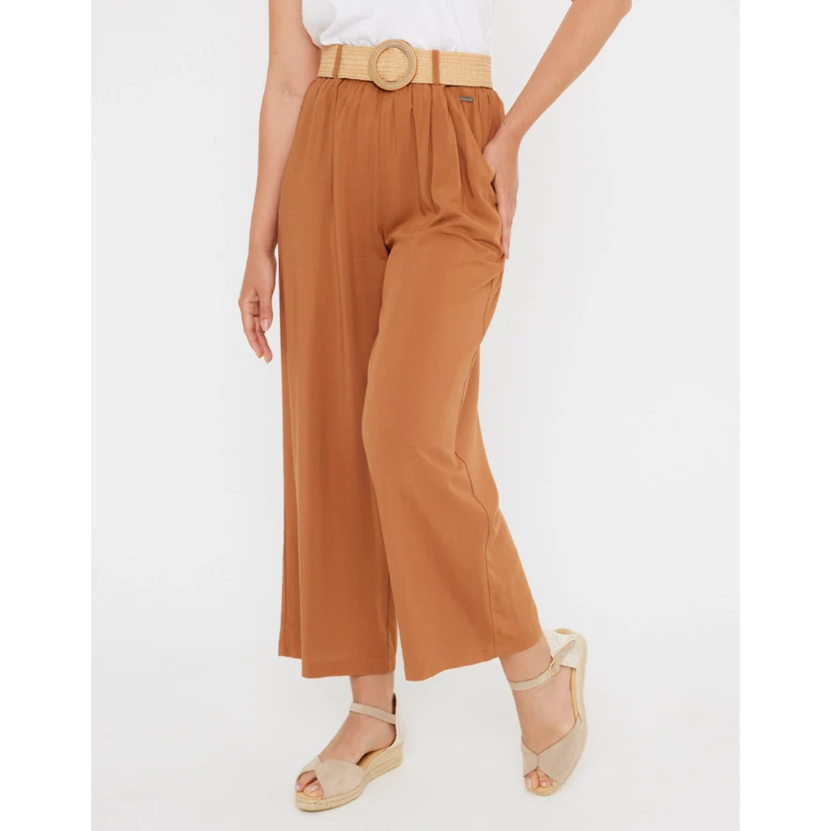 Pantalón Largo con Cinturón - Terdam