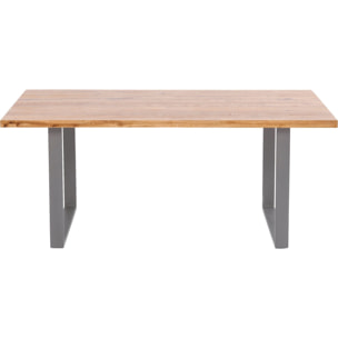 Table Jackie 160x80cm chêne acier Kare Design
