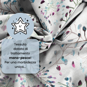 COMPLETO LETTO FANTASY, 100% Microfibra - FLOR