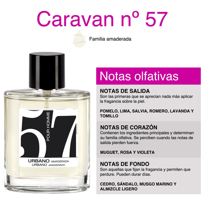 Caravan happy collection - perfume de hombre nº57 - 100ml.