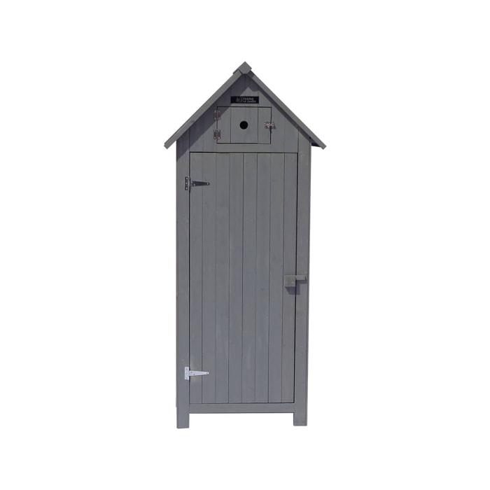 Armoire de jardin "Cabanon" - 77 x 54.5 x 179 cm - Anthracite