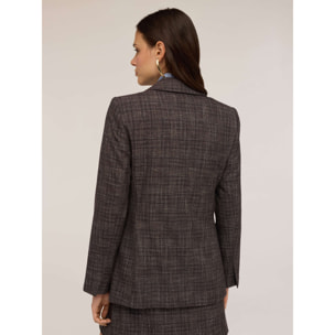 Motivi - Blazer monopetto tinto filo - Grigio