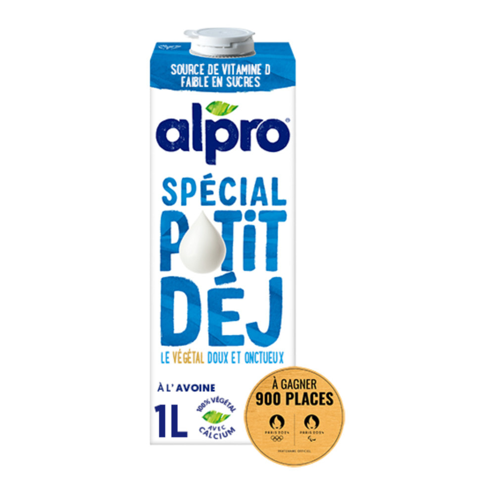 8 x 1L - Alpro - Boisson Végétale - Lait d'avoine Spécial Petit-déj