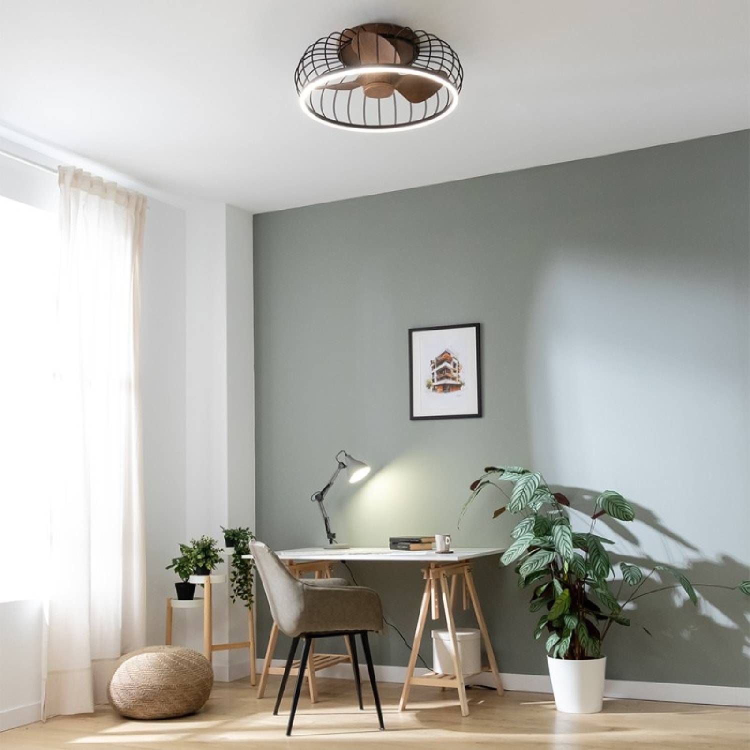 Ventilateurs de plafond EnergySilence Aero 4200 Black&DarkWood Cecotec