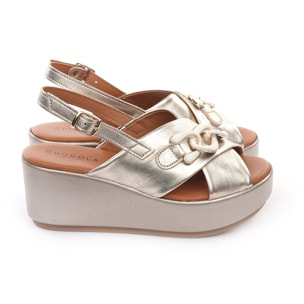 SANDALO ZEPPA CATENA PLATINO