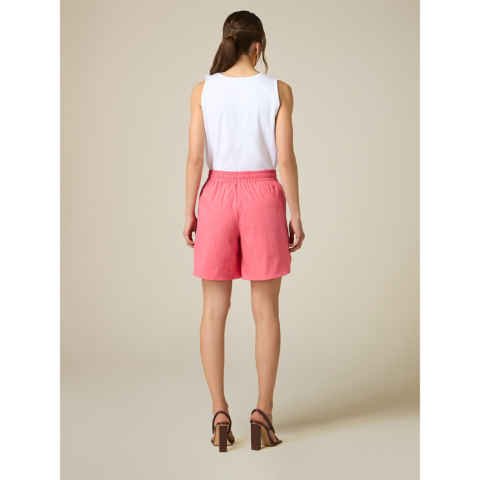 Oltre - Shorts in popeline - Rosa