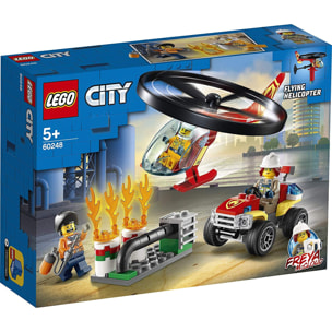 LEGO CITY 60248 - ELICOTTERO DEI POMPIERI