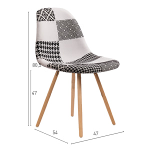 Silla Estocolmo Patchwork