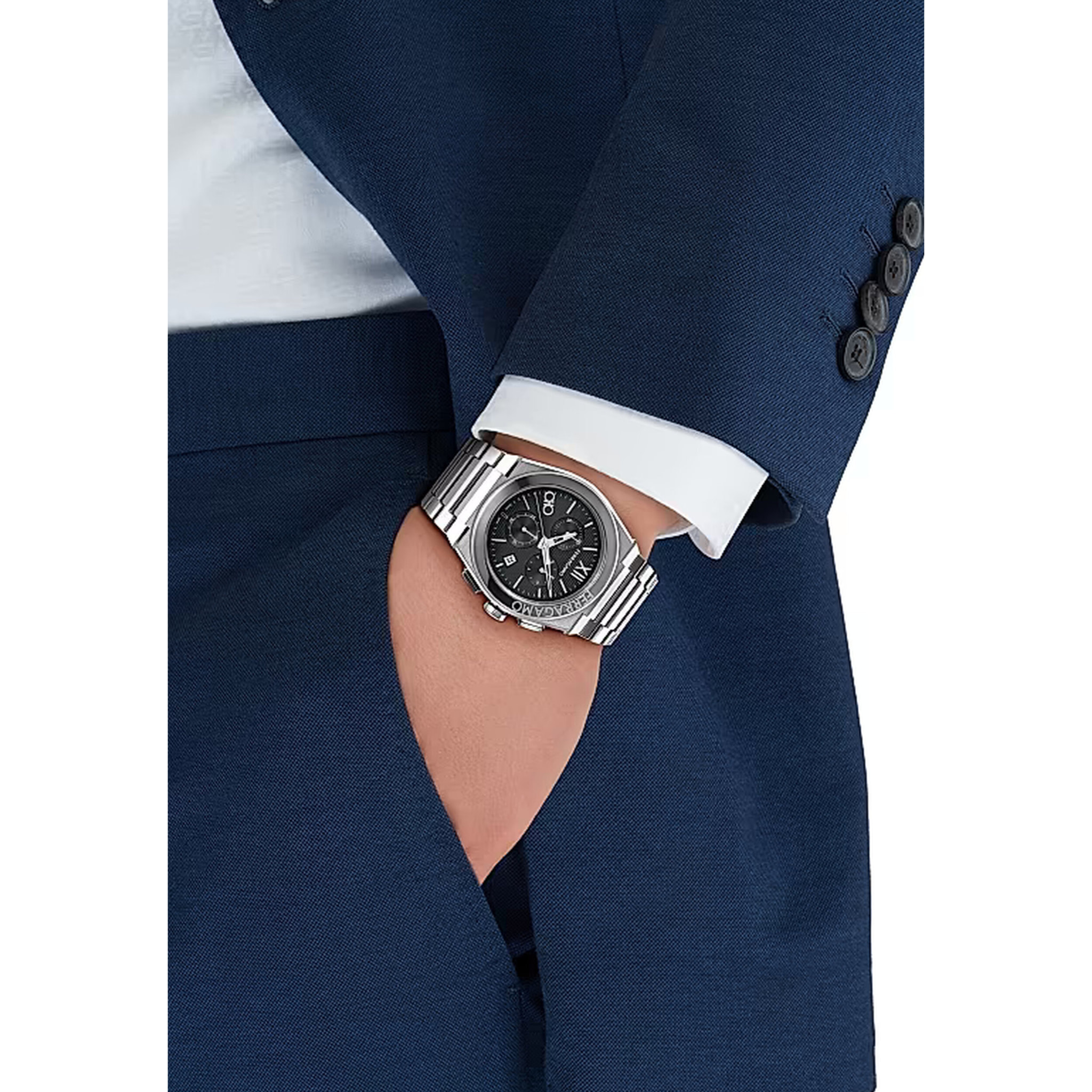 Ferragamo Reloj Analógico De Cuarzo. Vega