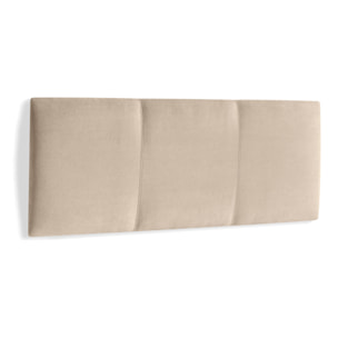 Cabecero – Tela acolchada y costuras decorativas