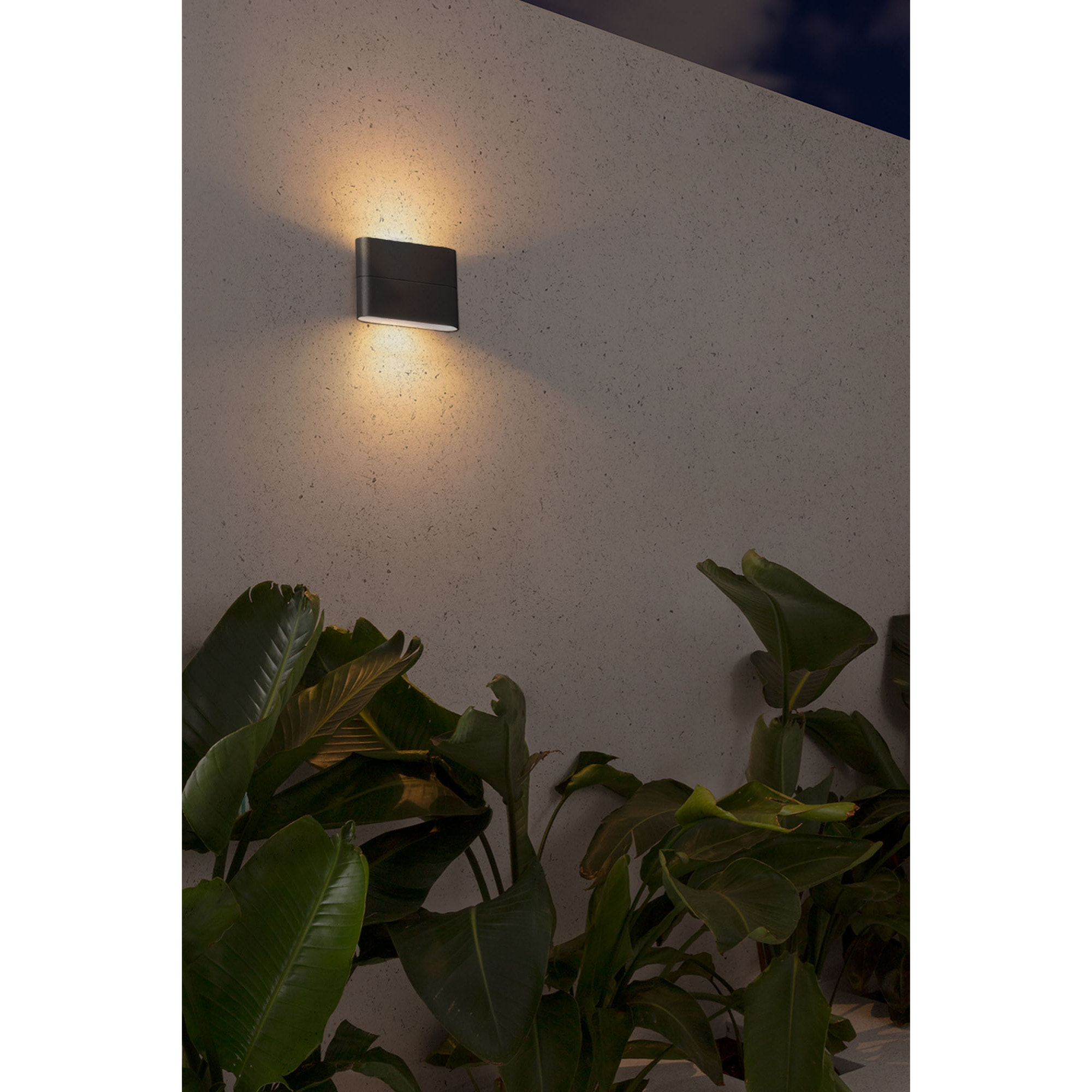 ADAY-1 LED Lámpara aplique gris oscuro