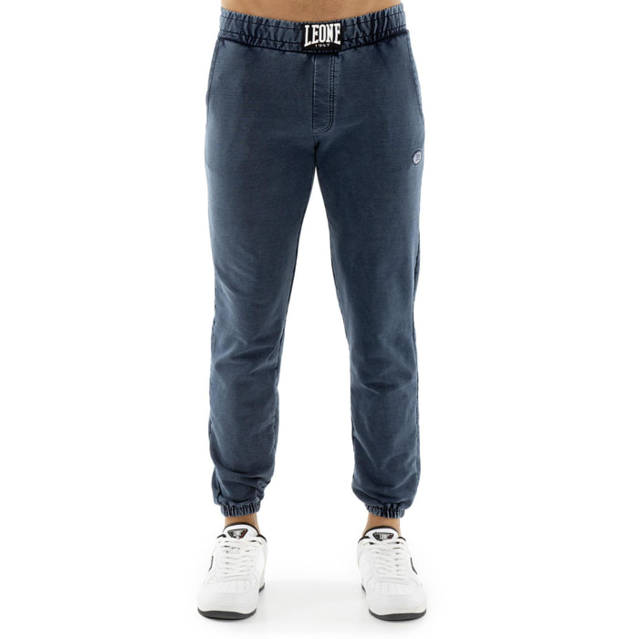 Pantaloni sportivi da uomo non garzati Leone Denim