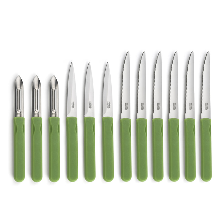 Energy Verde - Set di 12 pezzi di piccola posateria