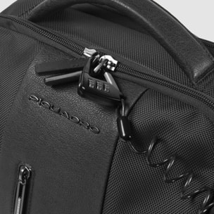 Piquadro Zaino porta pc 15,6 in tessuto riciclato